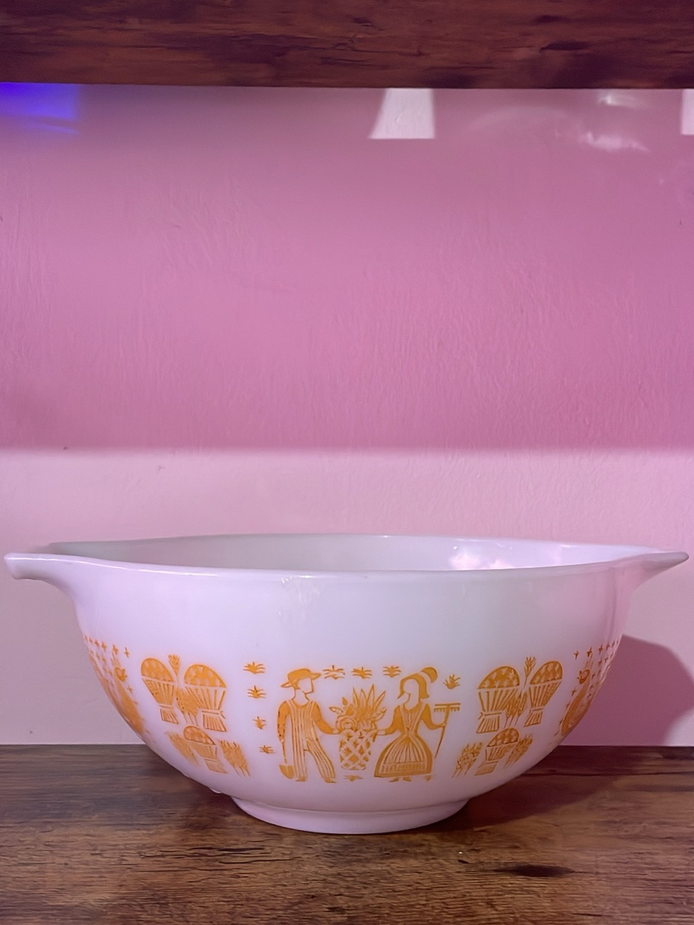 Pyrex Pumpkin Butterprint Cinderella Bowl